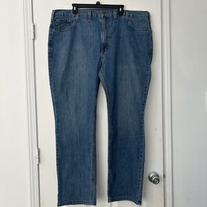 Carhartt Jeans Rugged Flex Relaxed Fit Men's size 44x32 Medium Wash Straight Leg
